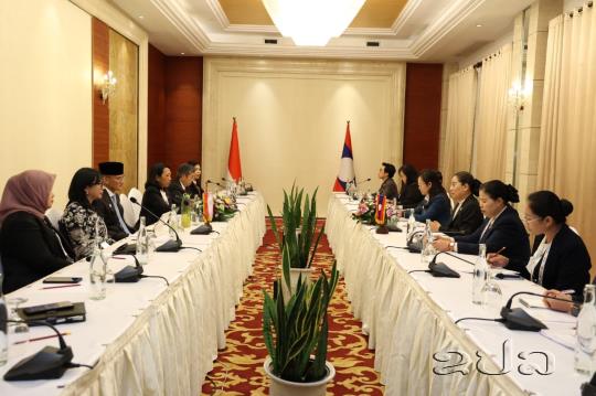 Laos Indonesia Discuss A Plan To Open Direct Flight Between Luang